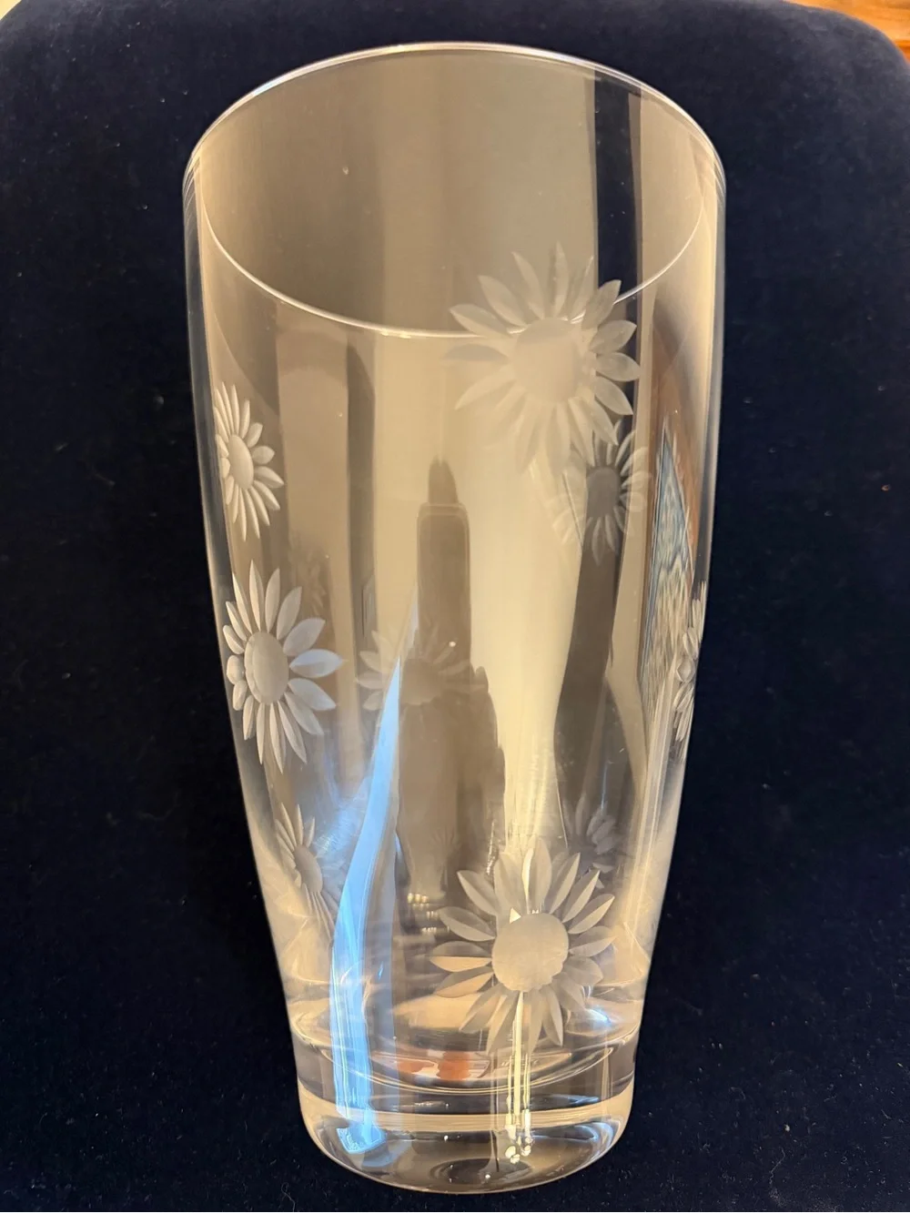 Vintage Clear Glass 8.5